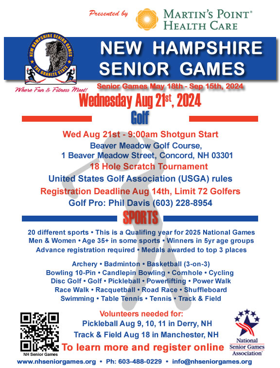 Havenwood-Heritage Heights Golf Classic at NH Senior Games