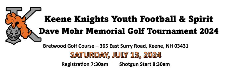 Dave Mohr Memorial Golf Tournament - Keene