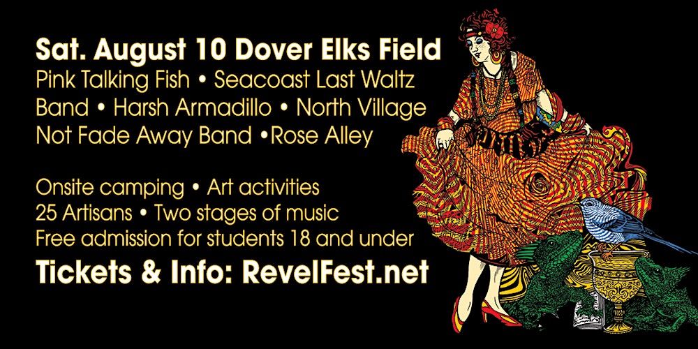 Revel in the Meadow 2024 on Saturday, August 10, at the Dover Elks Lodge