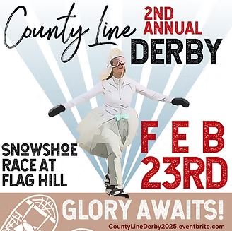 Snowshoe Race Flag Hill